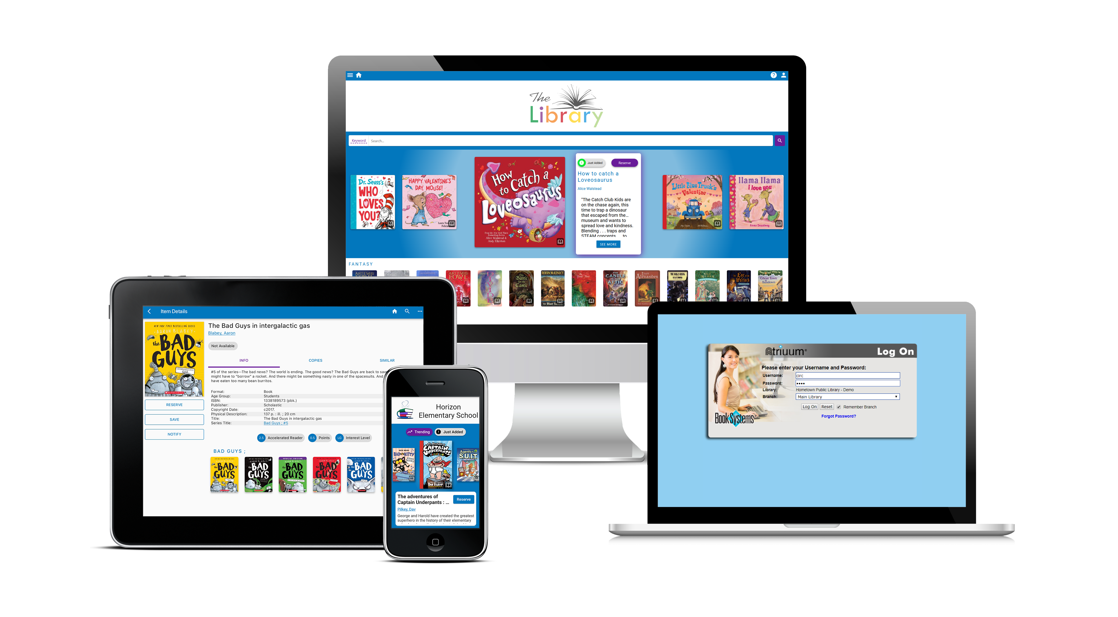 Atriuum on school devices